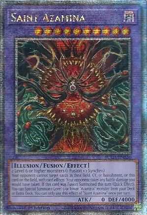 Yu-Gi-Oh! TCG - Supreme Darkness - SUDA-EN036 - Saint Azamina - Quarter Century Secret Rare (1st Edition)