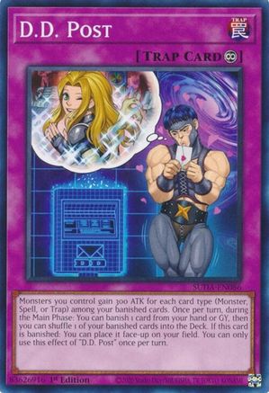 Yu-Gi-Oh! TCG - Supreme Darkness - SUDA-EN086 - D.D. Post - Common / Short Print (1st Edition)