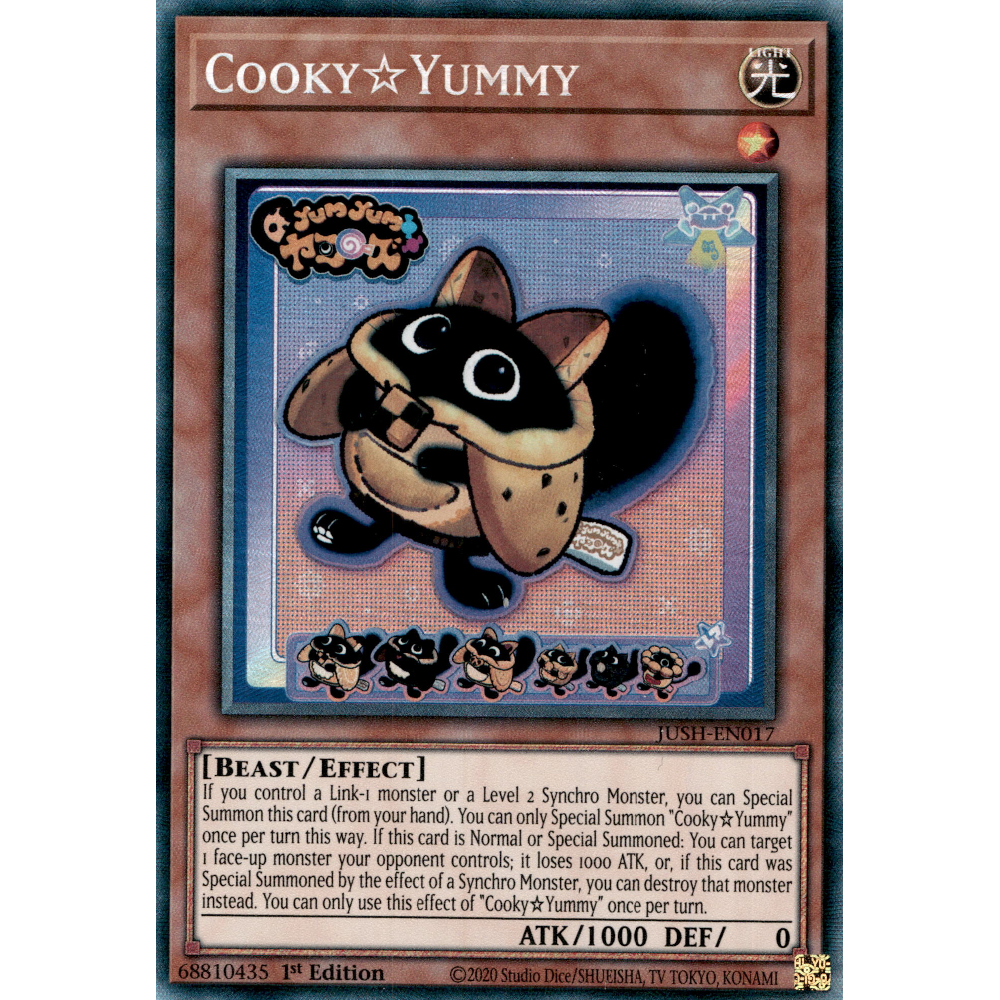 Yu-Gi-Oh! TCG - Justice Hunters - JUSH-EN017 - CookyYummy - Collector's Rare (1st Edition)