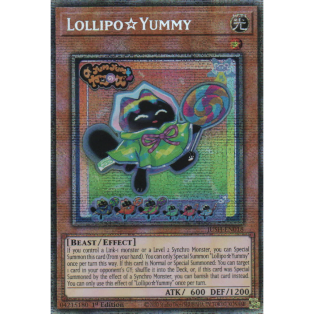 Yu-Gi-Oh! TCG - Justice Hunters - JUSH-EN018 - LollipoYummy - Starlight Rare (1st Edition)