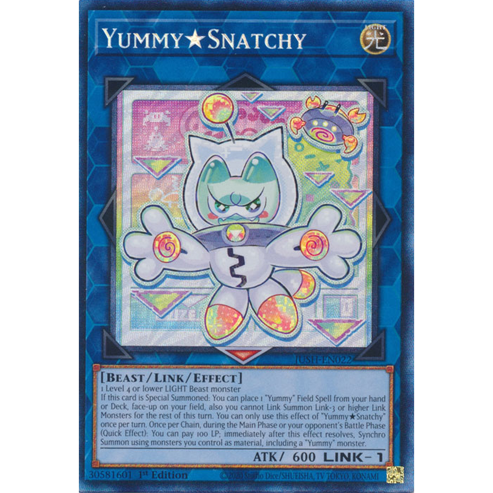 Yu-Gi-Oh! TCG - Justice Hunters - JUSH-EN022 - YummySnatchy - Collector's Rare (1st Edition)