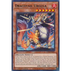 Yu-Gi-Oh! TCG - Justice Hunters - JUSH-EN004 - Dracotail Urgula - Rare (1st Edition)